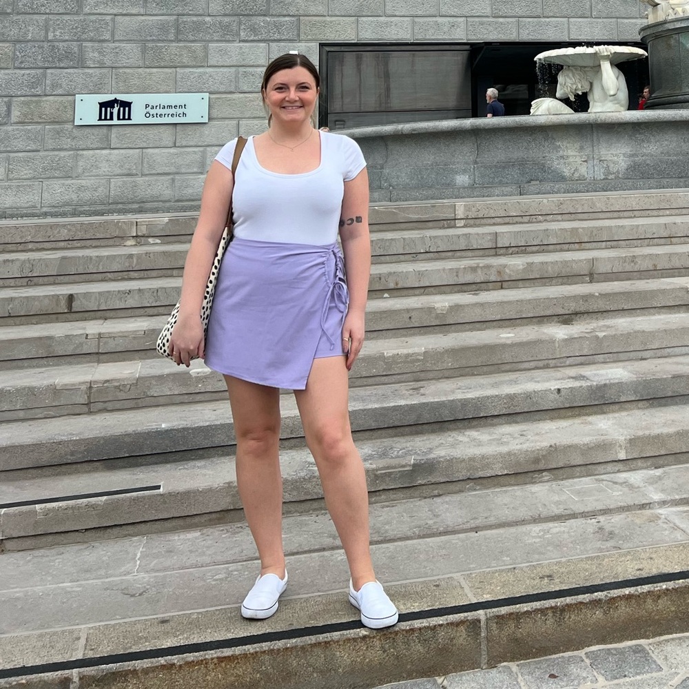 Lavender Wrap Skort